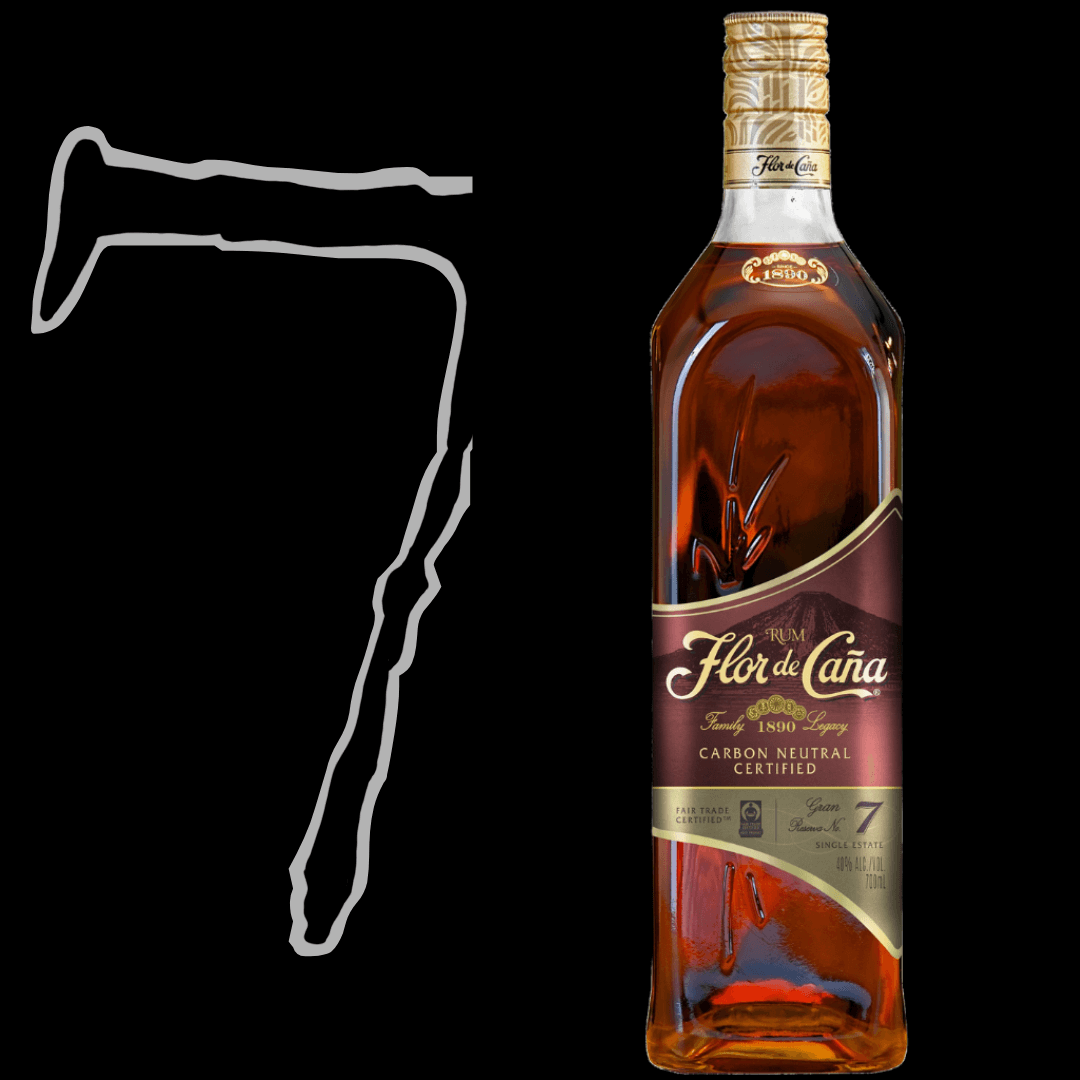 FLOR DE CANA RUM GRAND RESERVE 7 YEARS OLD