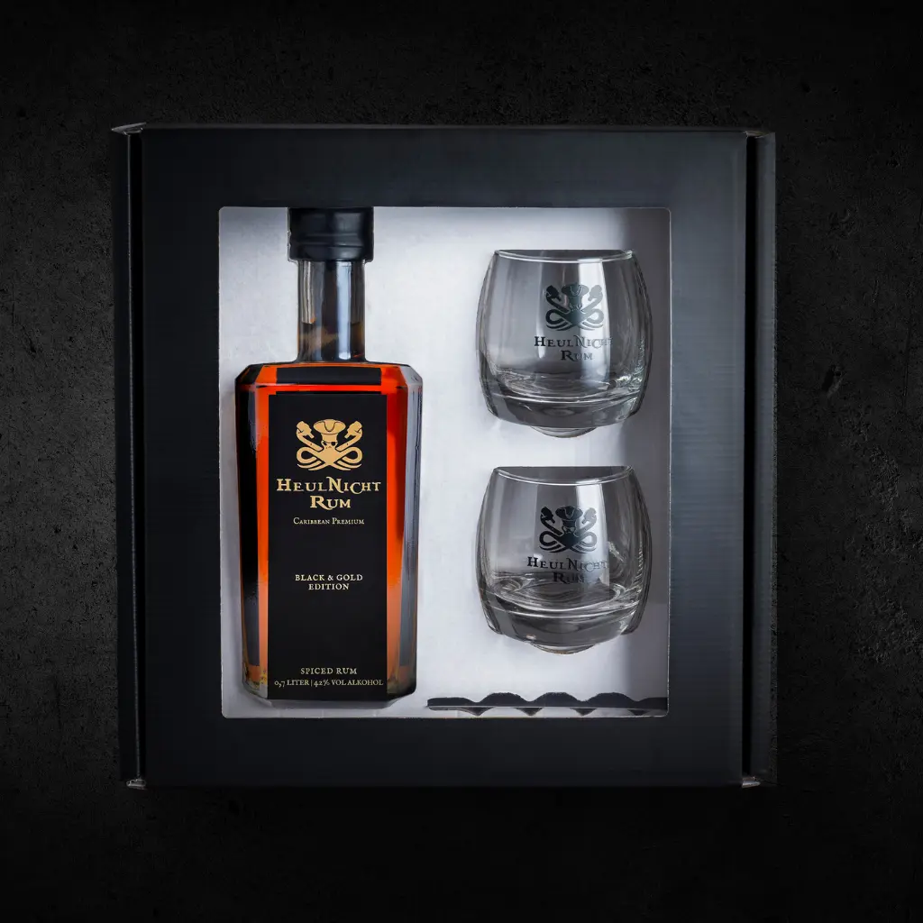 HeulNichtRum Geschenkpaket Black & Gold Edition