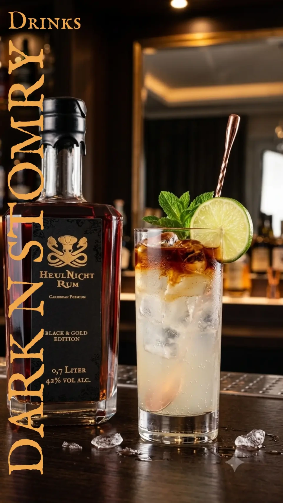 HeulNichtRum Cocktail Darkn Stormy