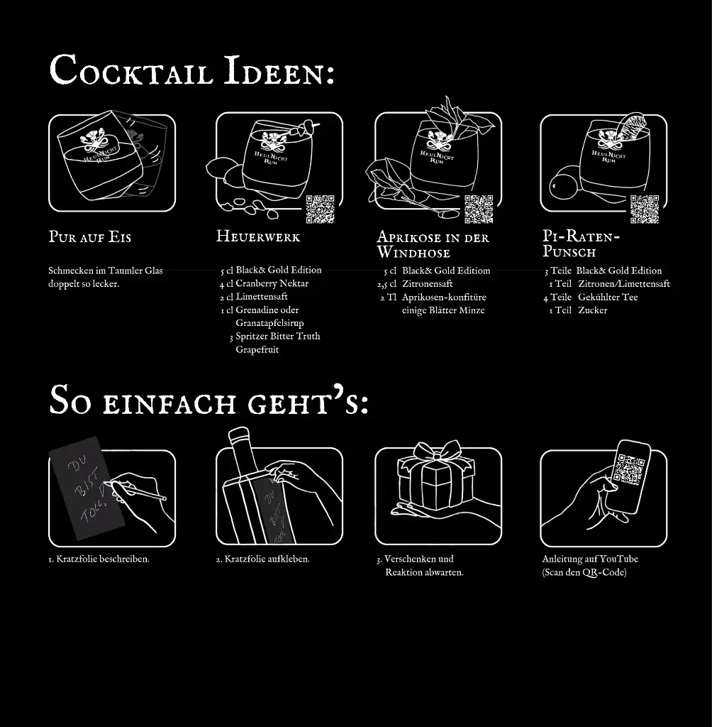 HeulNichtRum Geschenkpaket Black & Gold Edition - HNR Geschenkpaket Rckseite (1).webp